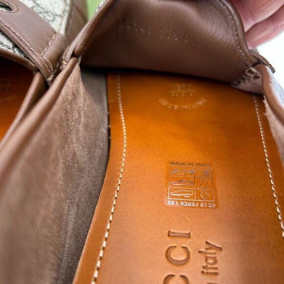 Men's Gucci Ayrton driver loafers size 11.5 made in Italy - Picture 8 of 11